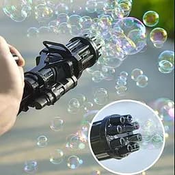 Кулемет для мильних бульбашок Bubble Fun Blaster чорний (1437432953) - мініатюра 5