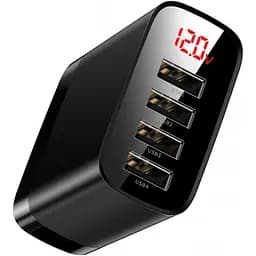 Блок зарядный 4 usb Baseus Mirror Lake Digital Display 30w CCJMHB-B01