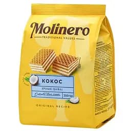 Вафли Molinero со вкусом кокоса 200 г