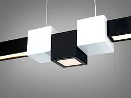 Сучасний підвісний LED світильник Diasha 7528/1000BK, чорний, 121 см, 28 W, 0-10 м2 - мініатюра 5