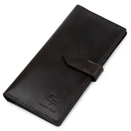 Чоловіче шкіряне портмоне GRANDE PELLE 9х18х1 см acs0018641