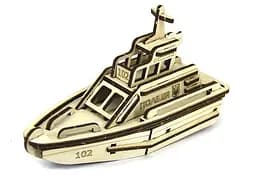 Дерев'яний конструктор Поліцейський Катер 46 деталей