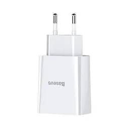 Зарядний пристрій Baseus Speed Mini Dual U 2USB 2.1A 10.5W Travel Charge White (CCFS-R02) - мініатюра 4