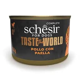 Консерви для собак Schesir Taste the World Chicken With Paella шезир курица с паэльей в бульоне натуральні для собак