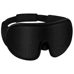 Маска для сну Supretto анатомічна повітропроникна чорна (89680001)