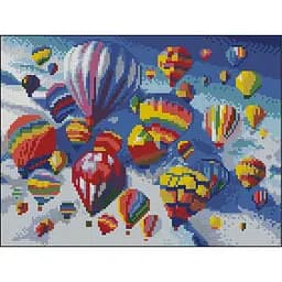 Алмазна мозаїка без підрамника "Подорож" ZAV3040-43, 30х40 см