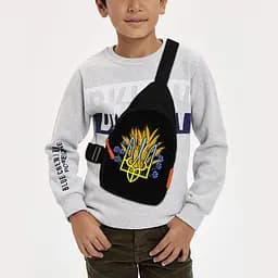 Сумка через плечо детская Трезубец Украина 29х17 см сумка слинг для мальчика (02229)