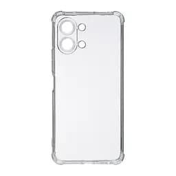 Прозрачный чехол для TECNO Spark Go 3 4G (KN3) с защитой камеры и усиленными бортами, тонкий, силиконовый, бесцветный, ударостойкий, противоударный бампер c закрытой камерой, ArmorStandart (ARM91014)