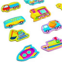 Набір магнітів Vladi Toys Maxi Транспорт 17 шт. VT3106-26  - мініатюра 3
