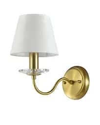 Бра, настінний світильник Edlin PL321167W-1 Moren E14 1x12W IP20 латунний