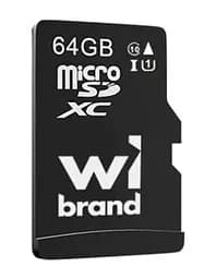 microSDXC (UHS-1) Wibrand 64Gb class 10