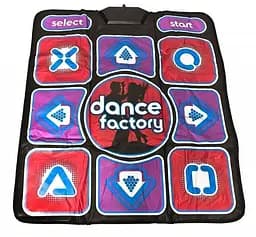 Танцювальний килимок X-TREME Dance PAD Platinum для PC (4 жовтогарячих, 4 фіолетові стрілки) килимок для танців - мініатюра 6