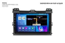 Штатна автомагнітола EasyGo M9-4-64-TLCP v2 QLED Toyota Land Cruiser Prado (120)