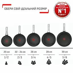 Сковорода Tefal Excellence Fusion,24см, чорний (G3380402) - мініатюра 12