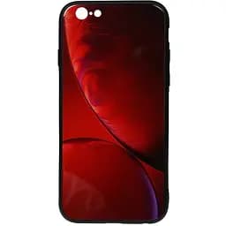 Чохол-накладка Toto Print Glass Space Case Apple iPhone 6/6s Rubin Red