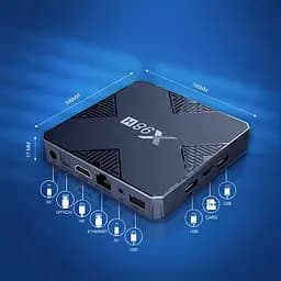 Смарт ТВ приставка X98H WIFI6 4/32 Гб Smart TV Box Android 12 - мініатюра 7
