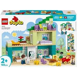 Конструктор LEGO DUPLO Town Современный семейный дом с фигурками 3 в 1, 166 деталей (10470)