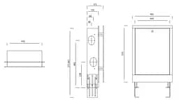 Шафа для колектора внутрішня IFRATHERM SP-1 480х440-575-110х175 мм 30412 - мініатюра 5