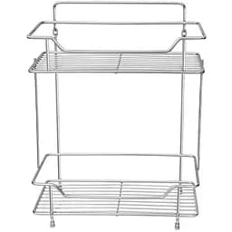 Полка Lemax двухуровневая прямоугольная нержавеющая сталь 36.5х29х16 см (EBA-5001 S/S)