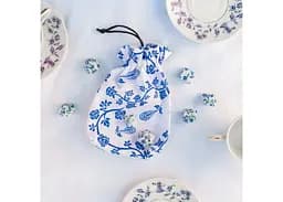 Мішечок для кубиків Q-Workshop Full Art Dice Pouch Porcelain (BWSPPORC201) - мініатюра 2
