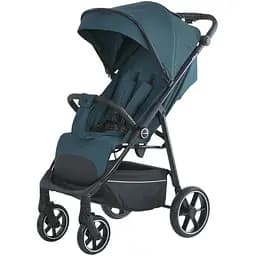 Прогулянкова коляска-книжка El Camino ME 1113-2 Fiji Lagoon Blue з EVA-колесами, чохлом і москітною сіткою