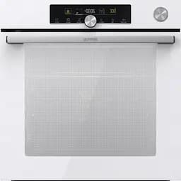 Gorenje Духова шафа електрична, 77л, A+, пара, дисплей, готування на різних рівнях, піроліз, білий