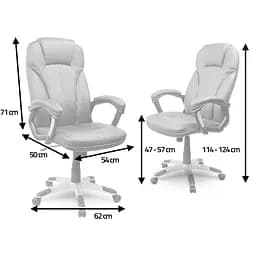 Офісне крісло Sofotel EG-222 Brown - мініатюра 4