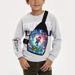 Сумка через плечо детская Супер Марио 29х17 см сумка слинг для мальчика (02172)