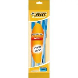 Набор шариковых ручек BIC Round Stic M синий 0.32 мм 3 шт. (516849)