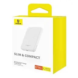 Павербанк Baseus Magnetic Mini White 5 000 mAh / 20 Вт (P10022107223-00) - мініатюра 4
