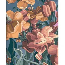 Картина за номерами Brushme Стилізована матіола. Диптих 1 © Yana Biluhina BS53925 40x50 см