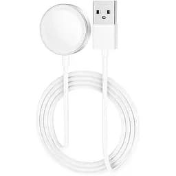 Заряджання кабель магнітний HOCO CW39 Wireless charger USB для iWatch 1 - 7 / SE біле