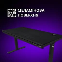 Геймерський стіл Lorgar PRO 80G Glass Black (LRG-DP80G) - мініатюра 9