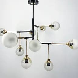 Люстра у геометричному дизайні на 12 плафонів | Line F | Арт. 907/12