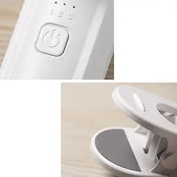 Портативний вентилятор K37 з затискачем 2000mAh White - мініатюра 8
