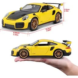Ігрова автомодель Maisto Porsche 911 GT2 RS 1:24 (31523 yellow) - мініатюра 13
