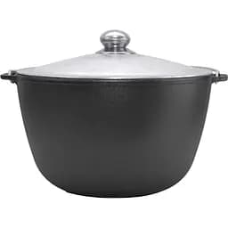 Казан чавунний азіатський Brizoll з алюмінієвою кришкою 8 л (KT08-4)