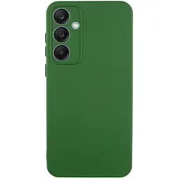 Чохол Silicone Cover Lakshmi Full Camera (AA) для Samsung Galaxy S25 Зелений / Dark green