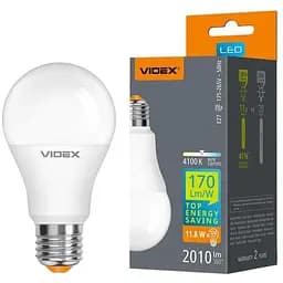 Лампа LED Videx A60h 11.8W E27, 4100K (VL-A60h-11274)