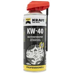 Смазка многофункциональная Kraft KW-40 EU аэрозоль с распылителем Smart Straw 400 мл