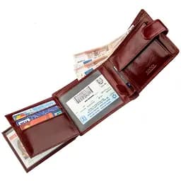 Чоловічий шкіряний гаманець Boston 13х10 см acs0015382 - мініатюра 5