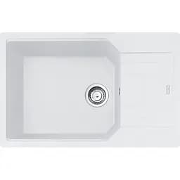 Franke Мийка кухонна Urban фраграніт прямокутник з крилом 780х500х220 мм чаша - 1 накладна UBG 611-78 XL білий