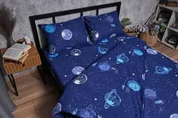 Набір наволочок Moon&Star Бязь Gold Люкс Planets 50х50 см 2 шт - мініатюра 2