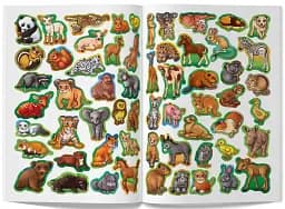Велика книжка. Розвивальні наліпки. Розумні завдання. Малята тварин - мініатюра 5