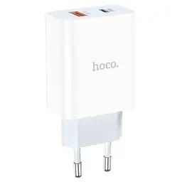 МЗП HOCO C97A PD20W+QC3.0 (1USB/1Type-C/3A) Білий