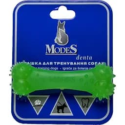 Игрушка для собак Modes Denta кость XS 8 см зеленая