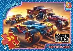 Пазлы G-Toys Монстр траки, 35 элементов, MT182