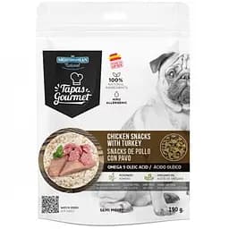 TAPAS GOURMET Натуральные лакомства для собак, 190г КУРИЦА И ИНДЕЙКА