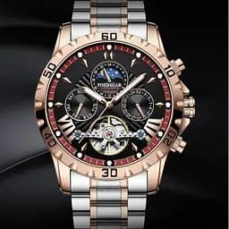 Чоловічий механічний годинник Poedagar Mechanical - мініатюра 3