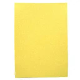 Фоамиран EVA Iridescent HQ, 1.7 мм, Бледно-желтый, с клеем, А4, 10 листов в упаковке